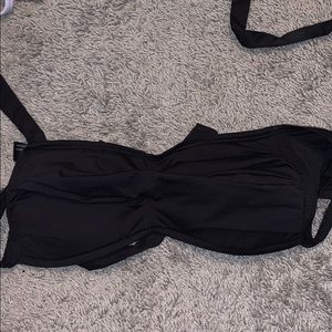 Black Swim Bikini Top